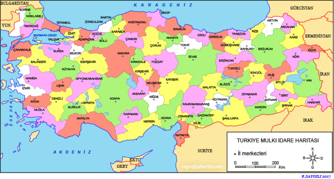Arkadaşlar bu ülkede Amasya, Niğde, Çankırı, Kırıkkale, Elazığ, Çorum, Giresun, Aksaray gibi illerimiz var farkındasınız değil mi?