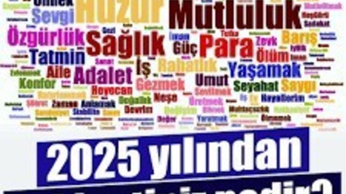 2025 yılından beklentiniz nelerdir?