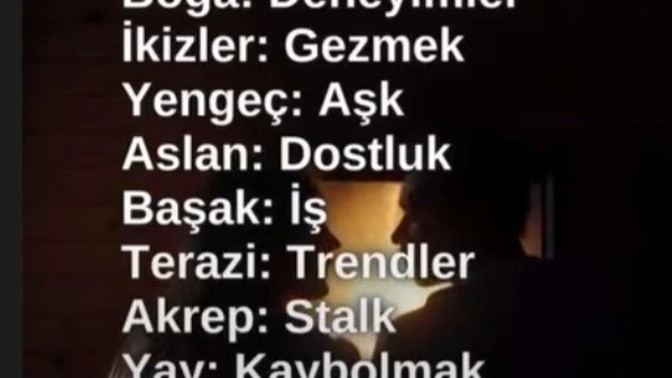 En hoşunuza giden şey nedir?