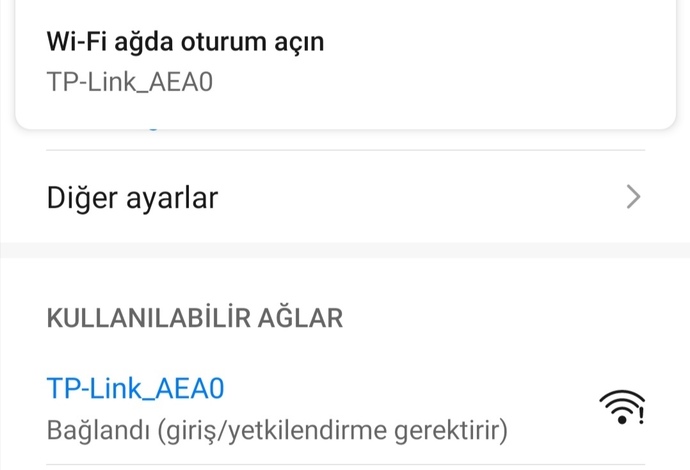 Wifi giriş/yetkilendirme gerektirir nasıl düzeltiliyor?