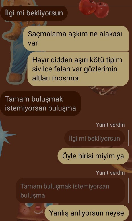 Dış görünüşimum yüzünden buluşmak istemedim böyle tepki gösterdi sevgilim haklı mı?