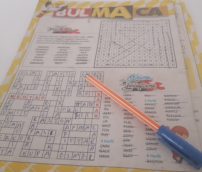 En son ne zaman bulmaca çözdünüz?