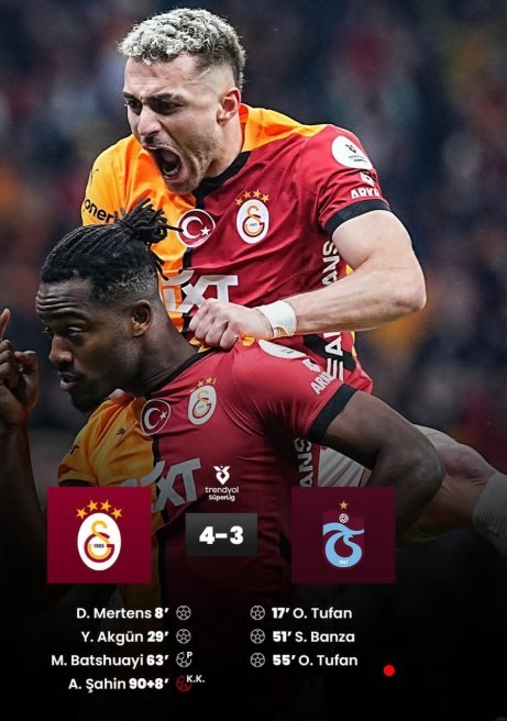 Galatasaray 4-3 Trabzonspor maçı seyrettiniz mi?