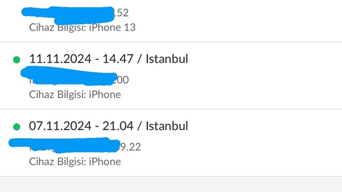 Cihaz bilgisi bir iPhone 13 yazıyor bir de iPhone?