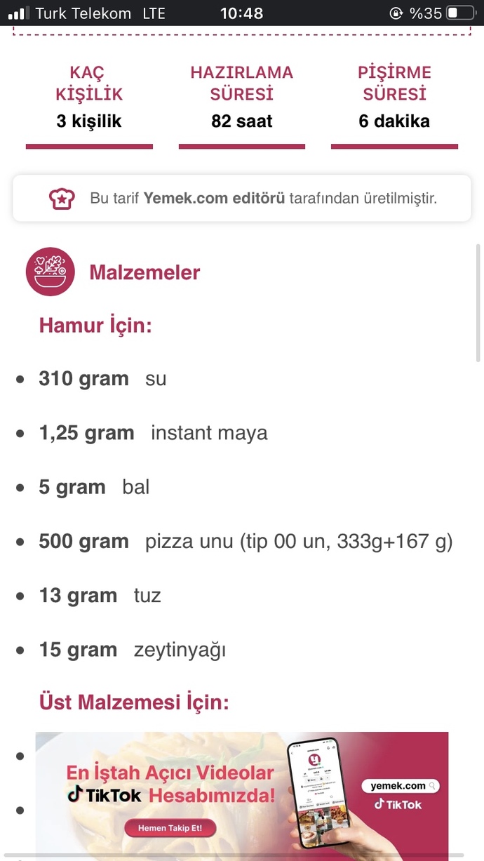 Şunu 4 kişilik tarife uyarlayabilir misiniz?
