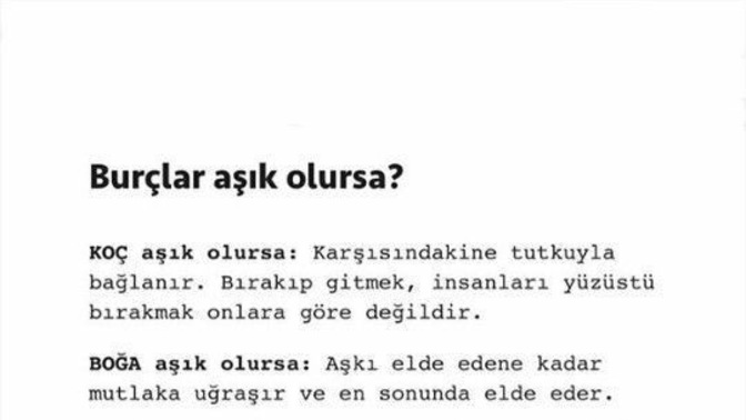 Burçlar aşık olursa ne yapar?