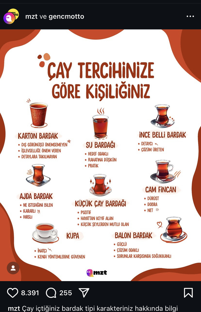 Çayı nasıl içersiniz?
