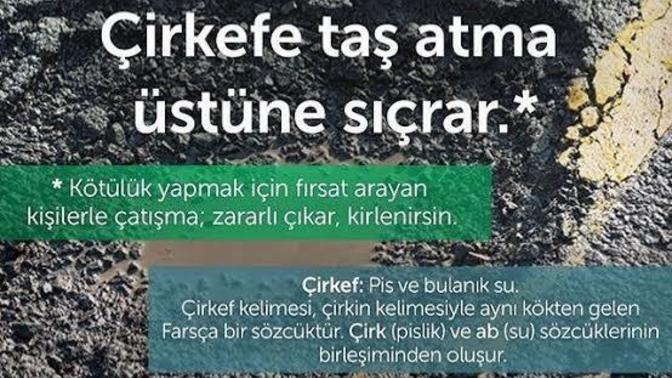 Çirkef insanlar toplum da kendini nasıl belli eder?