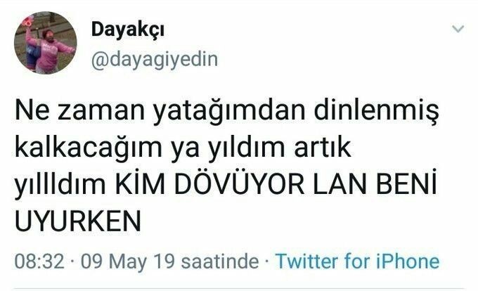 Nelerden yıldınız?