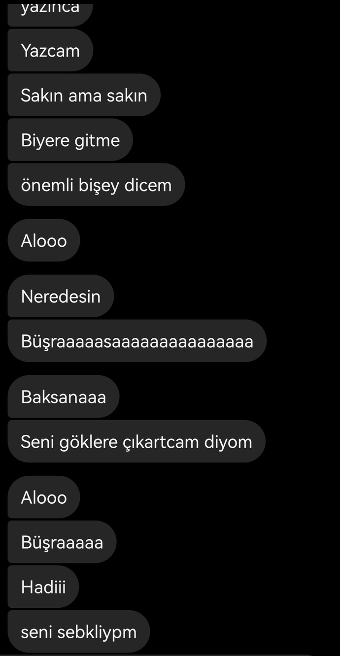 Sizin de böyle mesajlar aldığınız oluyor mu?