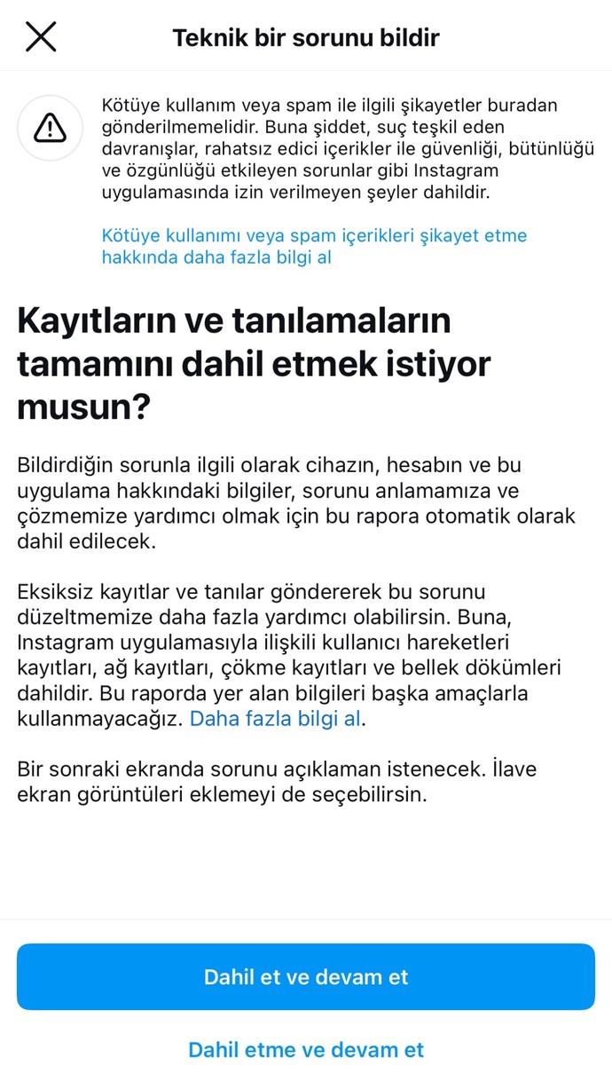 İnstagramda mesaj atamıyorum nedeni nedir?