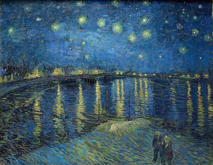 Starry Night Over the Rhône (1888) - Vincent van Gogh