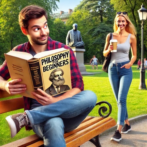 Erkekler, kadınların ilgisini çekmek için mi kitap okuyor?