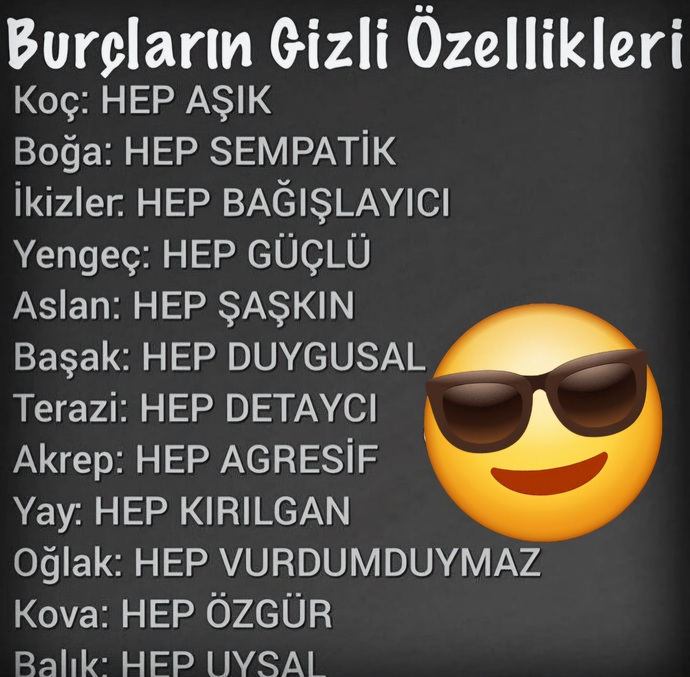 Burçların gizli özellikleri nelermiş?