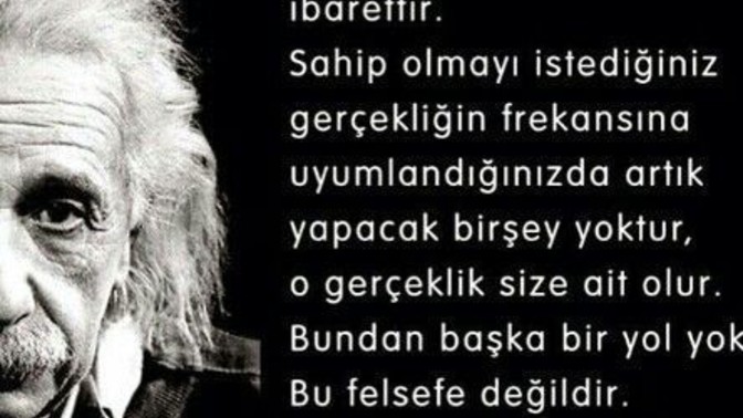 Sizce her şey enerji midir?