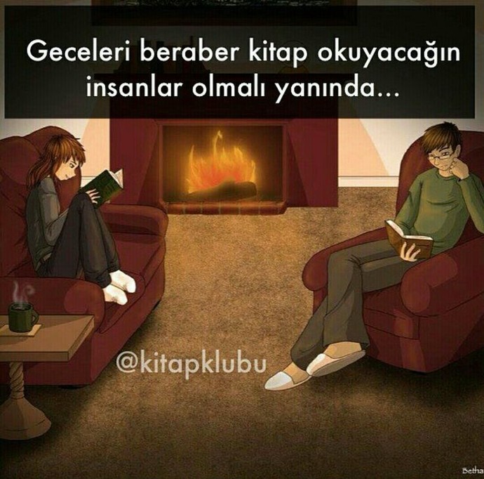Birlikte kitap okumak istediğin biri var mı?