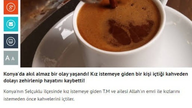 Kız istemede tuzlu kahveyi içmeyen erkek, kızı haketmiyor diyebilir miyiz?