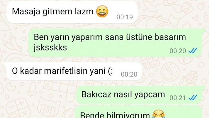 Bana mı yürüyoo?