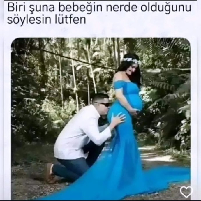 Sizce bu fotoğrafta bebek nerede?