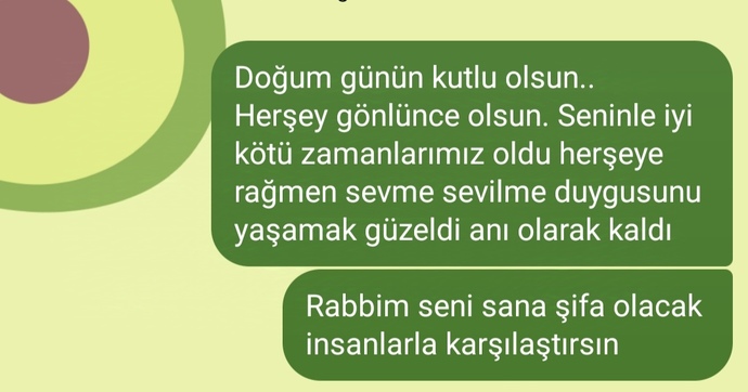 Eski sevgiliye doğum günü mesajım kötü mü?