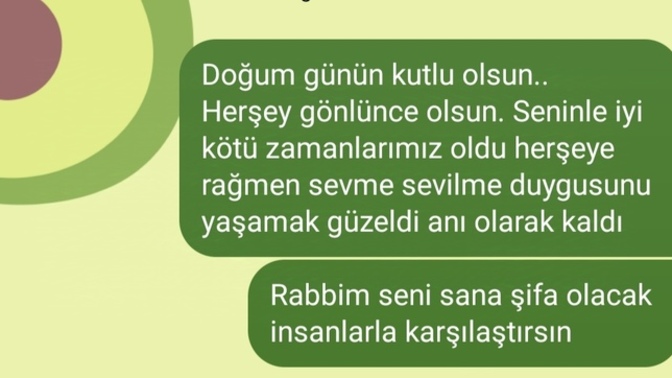 Eski sevgiliye doğum günü mesajım kötü mü?