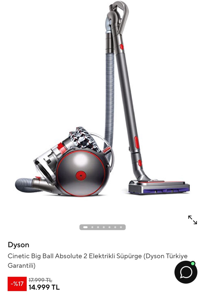 Dyson kablolu elektrik süpürgesi?