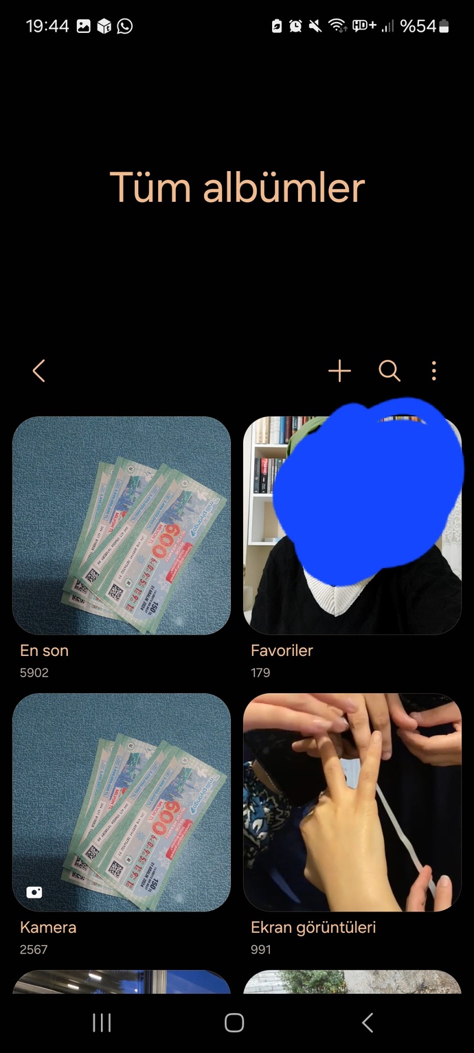 Galeriniz ne kadar dolu?