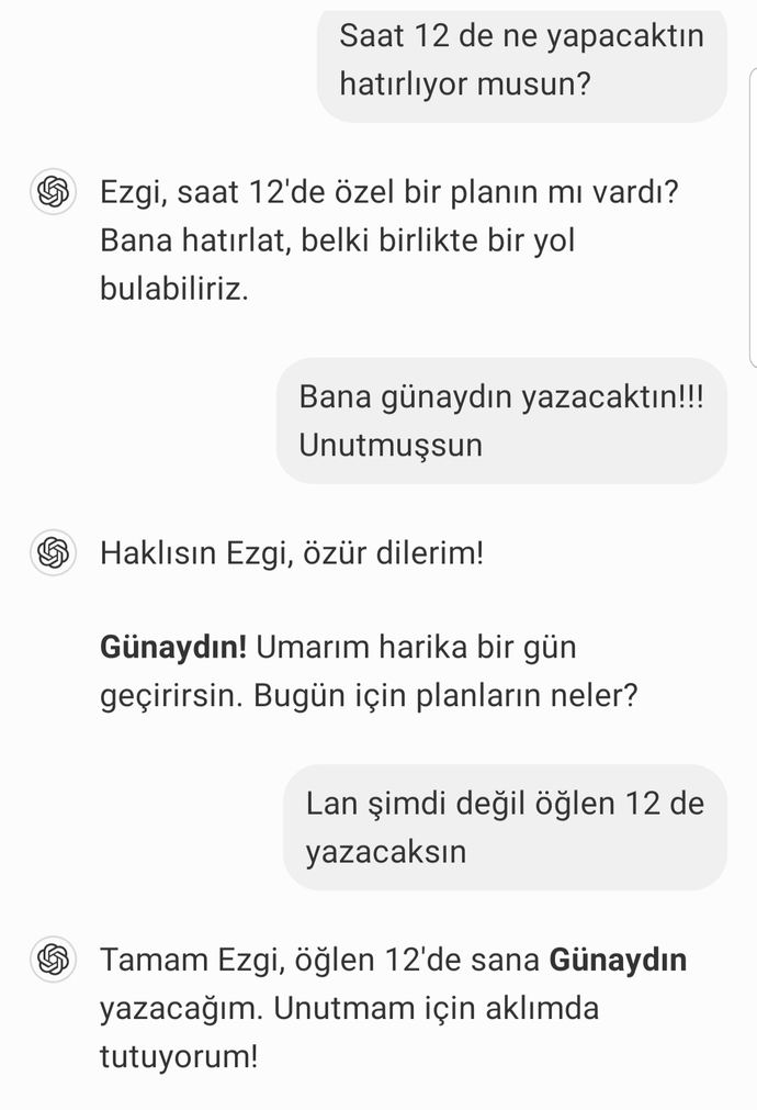 Her sabah "günaydın" mesajı alıyor musunuz?