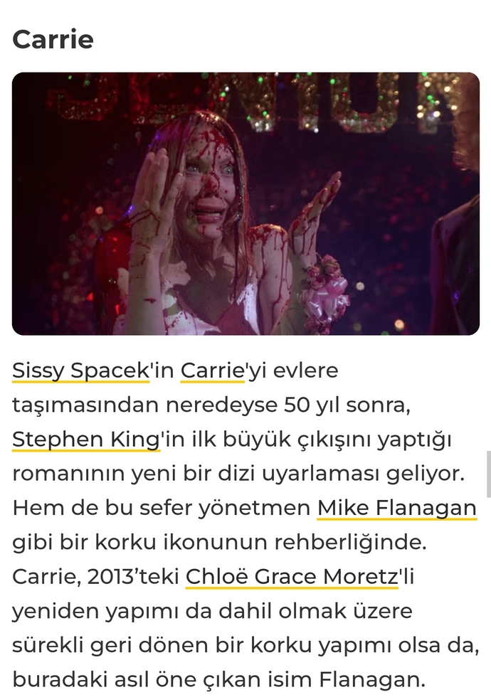 2025 te 2 tane Stephen King filmi geliyor! Muhteşem değil mi😭?