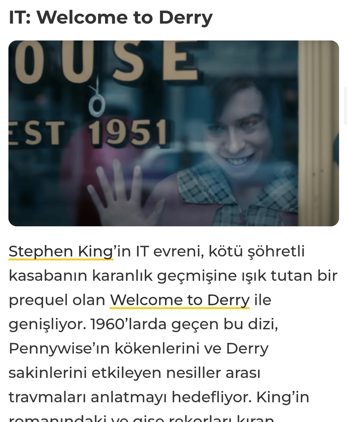 2025 te 2 tane Stephen King filmi geliyor! Muhteşem değil mi😭?