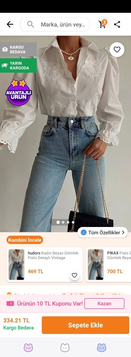 BU KOMBİNE 10 DAN KAÇ VERIRSINIZ?