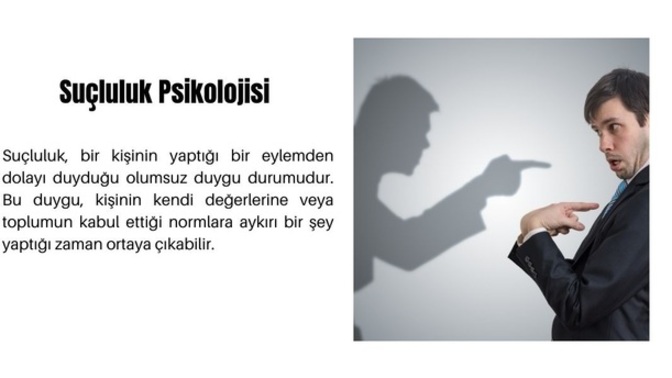 Hiç suçluluk duygusu yaşadığınız oldu mu?