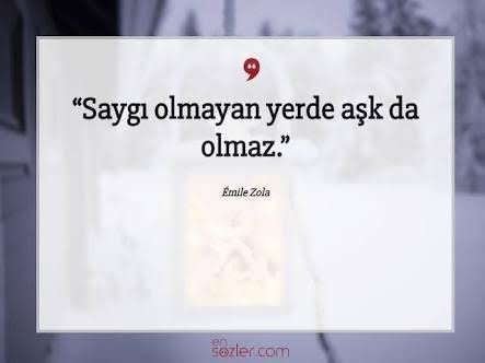 Aşk mı saygı mı?