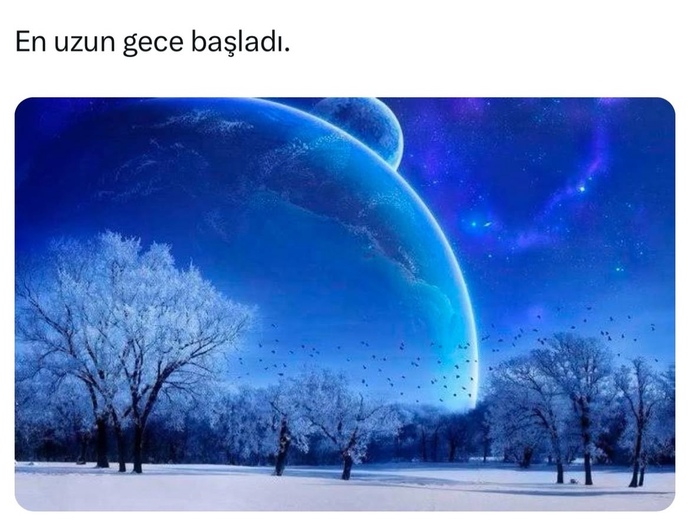 Bu gece 2o24’ün en uzun gecesiymiş, senin en uzun gecen ne zamandı?