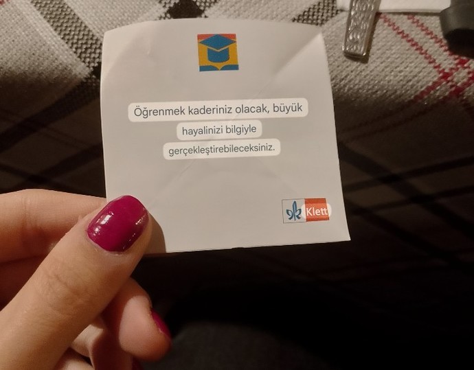 Bakın yeni yıl dileklerinde bana ne çıktı.. çok güzel değil mi?
