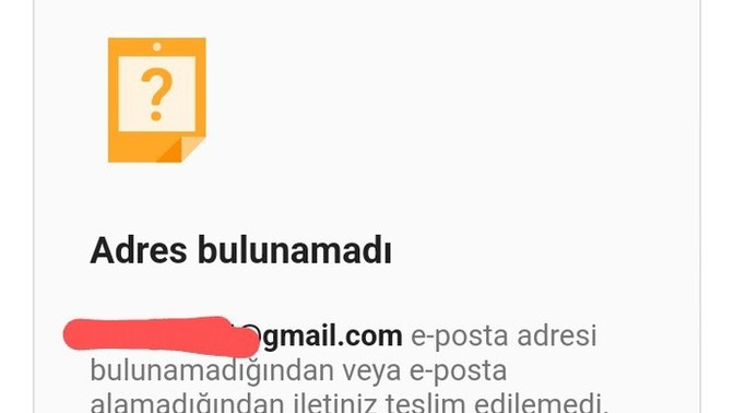 Birine mail atmak istedim böyle yapıyor yardım eder misiniz?