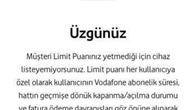 Bu Vodafone kadar saçma operatör var mı?
