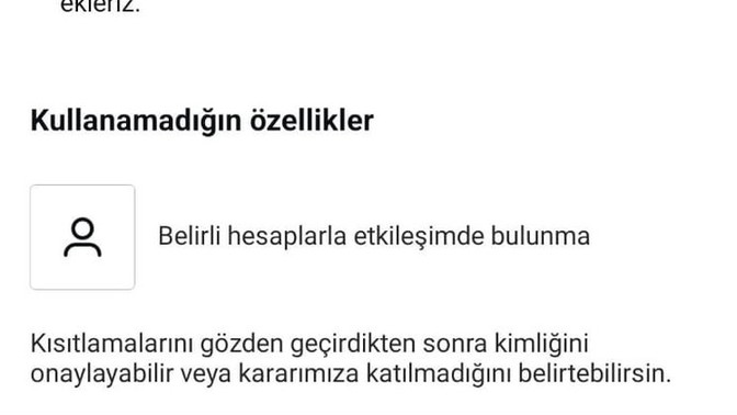 Instagram bu kısıt ne Zaman kalkar?