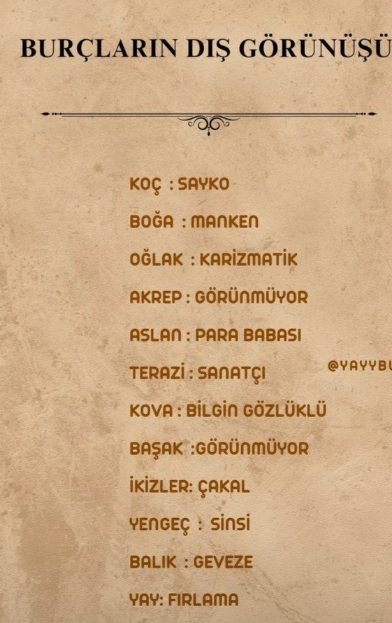 Dış görünüş olarak nasıl birisin?