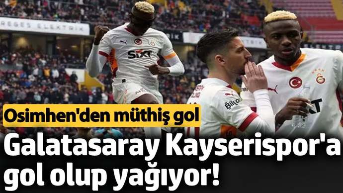 Kayserispor 1 - Galatasaray 5... Sarı kırmızılılar hakem rezaleti ile beraber șampiyonluğa gidiyor! Maçı nasıl buldunuz?
