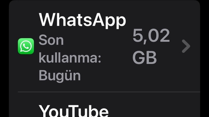 Whatsapp çok yer kaplıyor nasıl azaltabilirim?