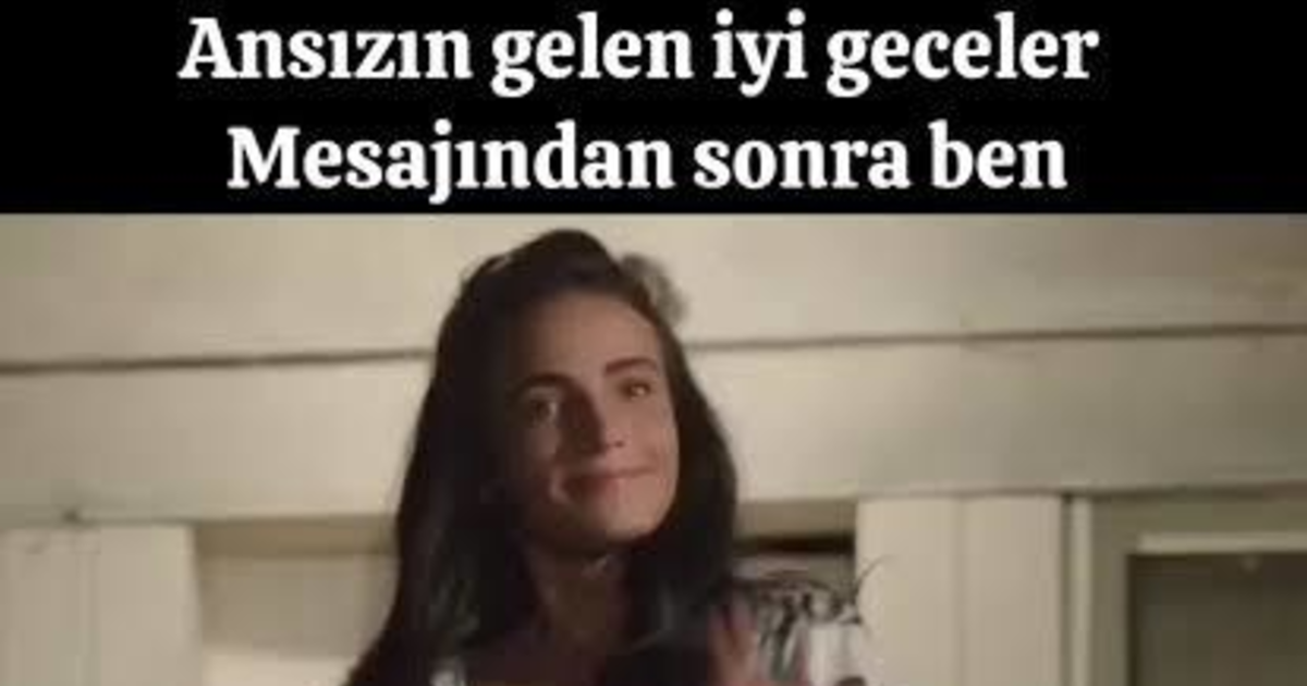 en tatlı iyi geceler mesajı