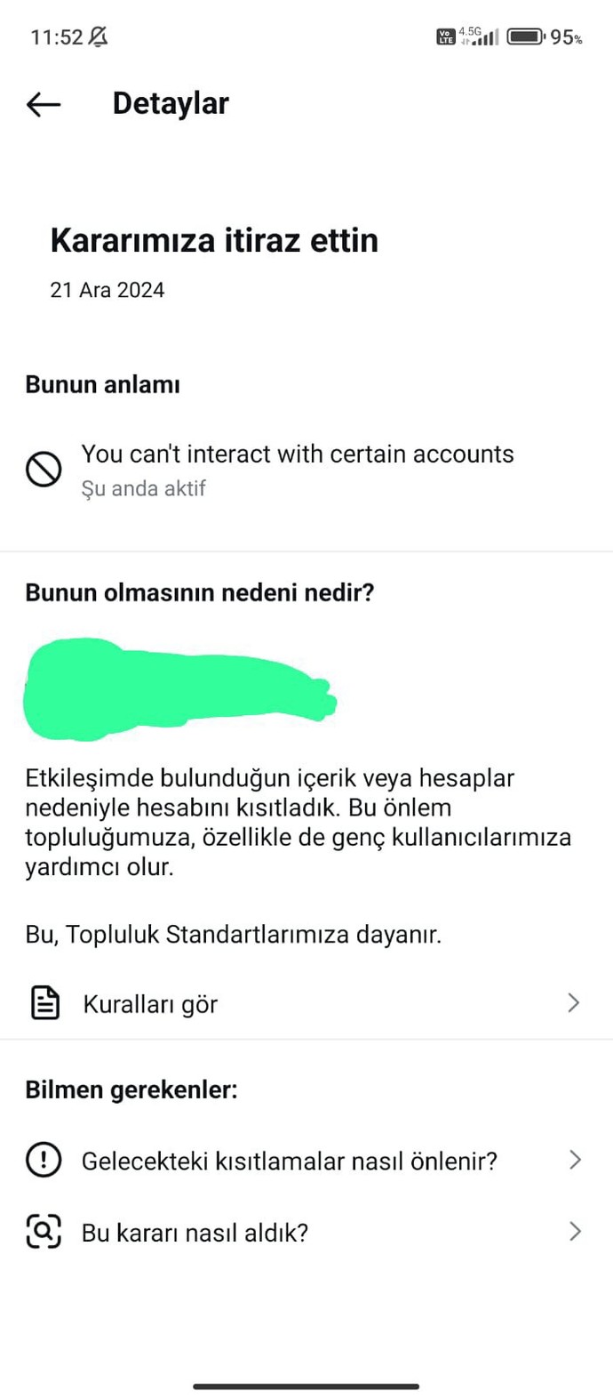 Instagram, bu kısıt geçici mi?