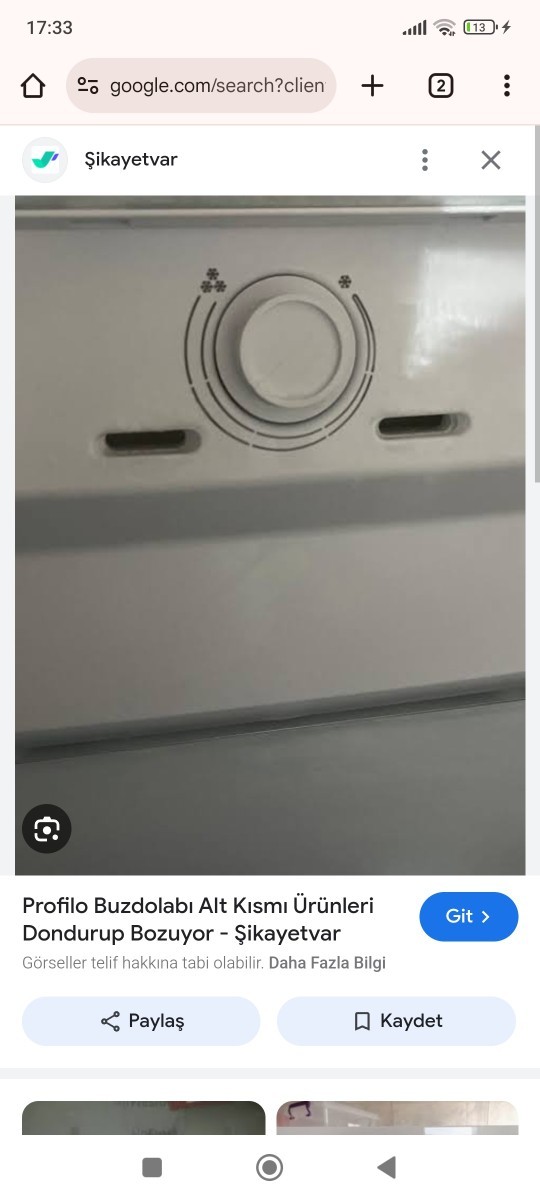 Buzdolabı sorunu?