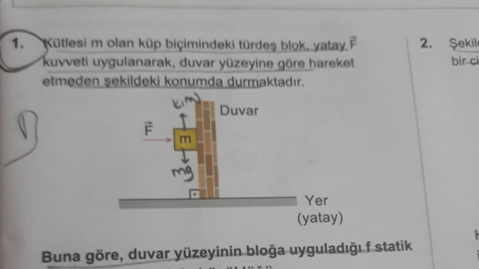 Sürtünme kuvveti sorusu?