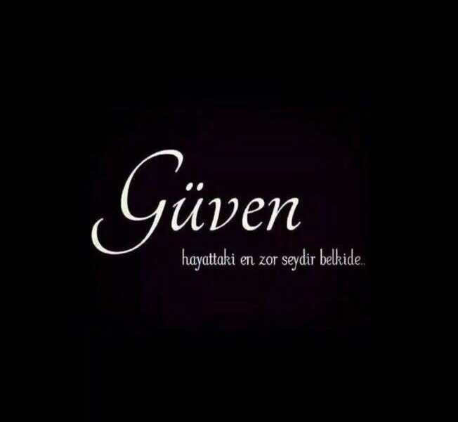 Siz kime güveniyorsun?