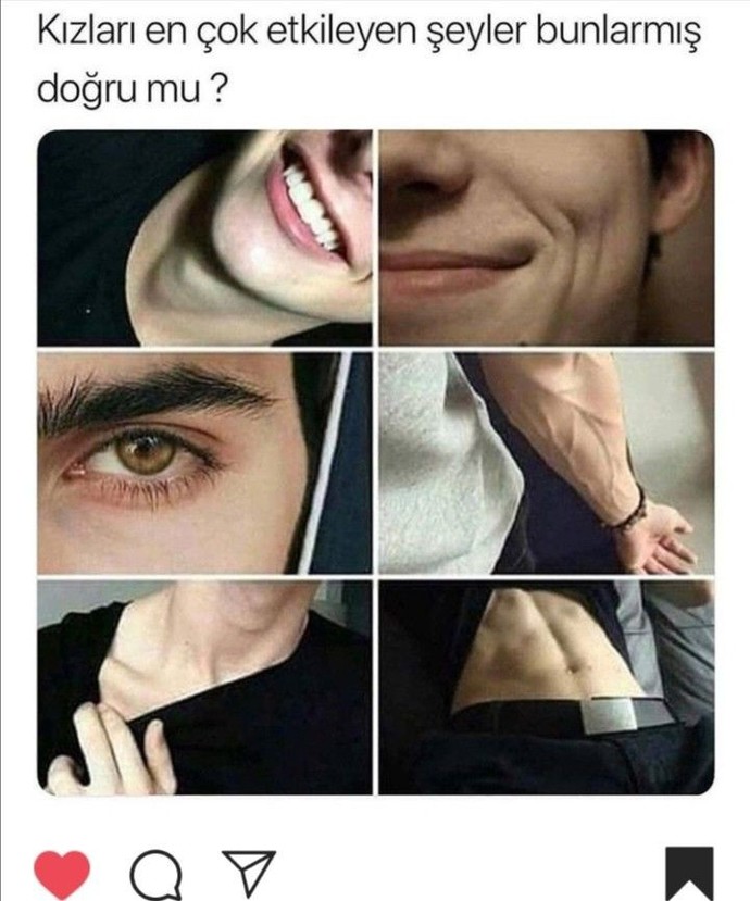 Karşı cinste çekicilik olarak ilk neye bakarsınız?