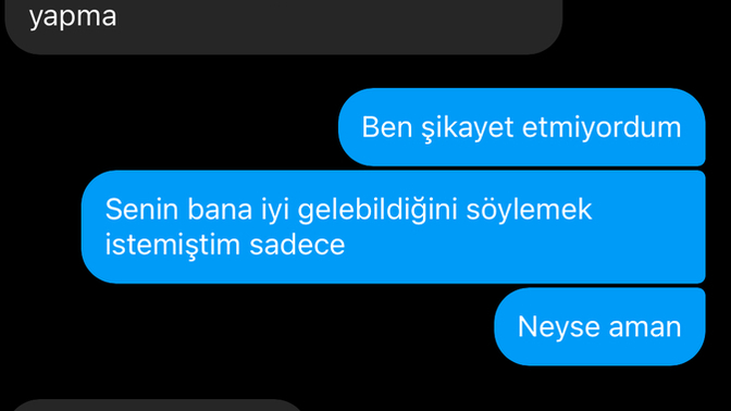 Yanlış mı anlamışım?
