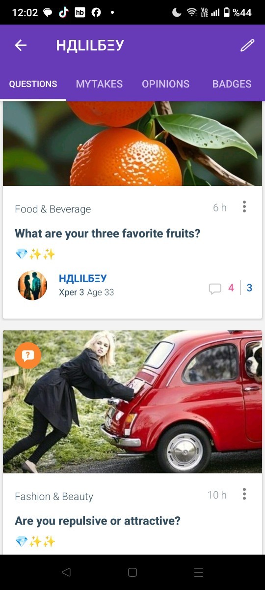 Size iyi gelen üç şey nedir?