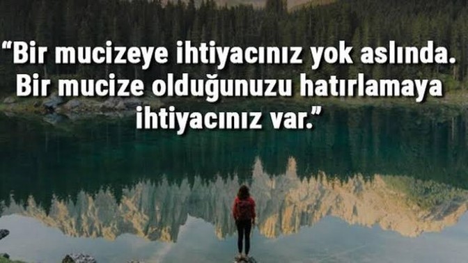 Şu an bir mucize olsa ne olmasını isterdiniz?
